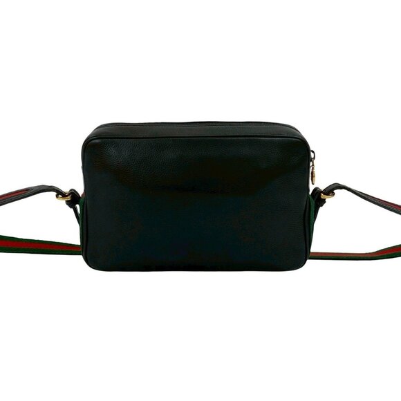 GUCCI Black Leather Shoulder Bag - Picture 3 of 10